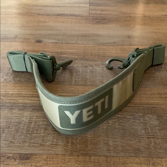 YETI hopper Green and Tan replacement Shoulder Strap for soft side cooler - Picture 1 of 7